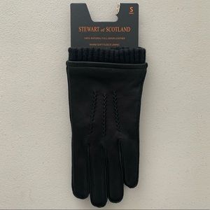 Stewart of Scotland Full Grain Leather Gloves Sz S